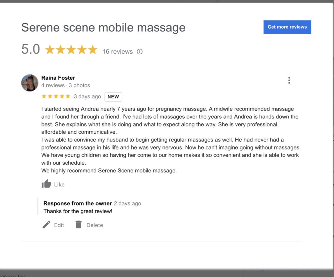 Serene Scene Massage